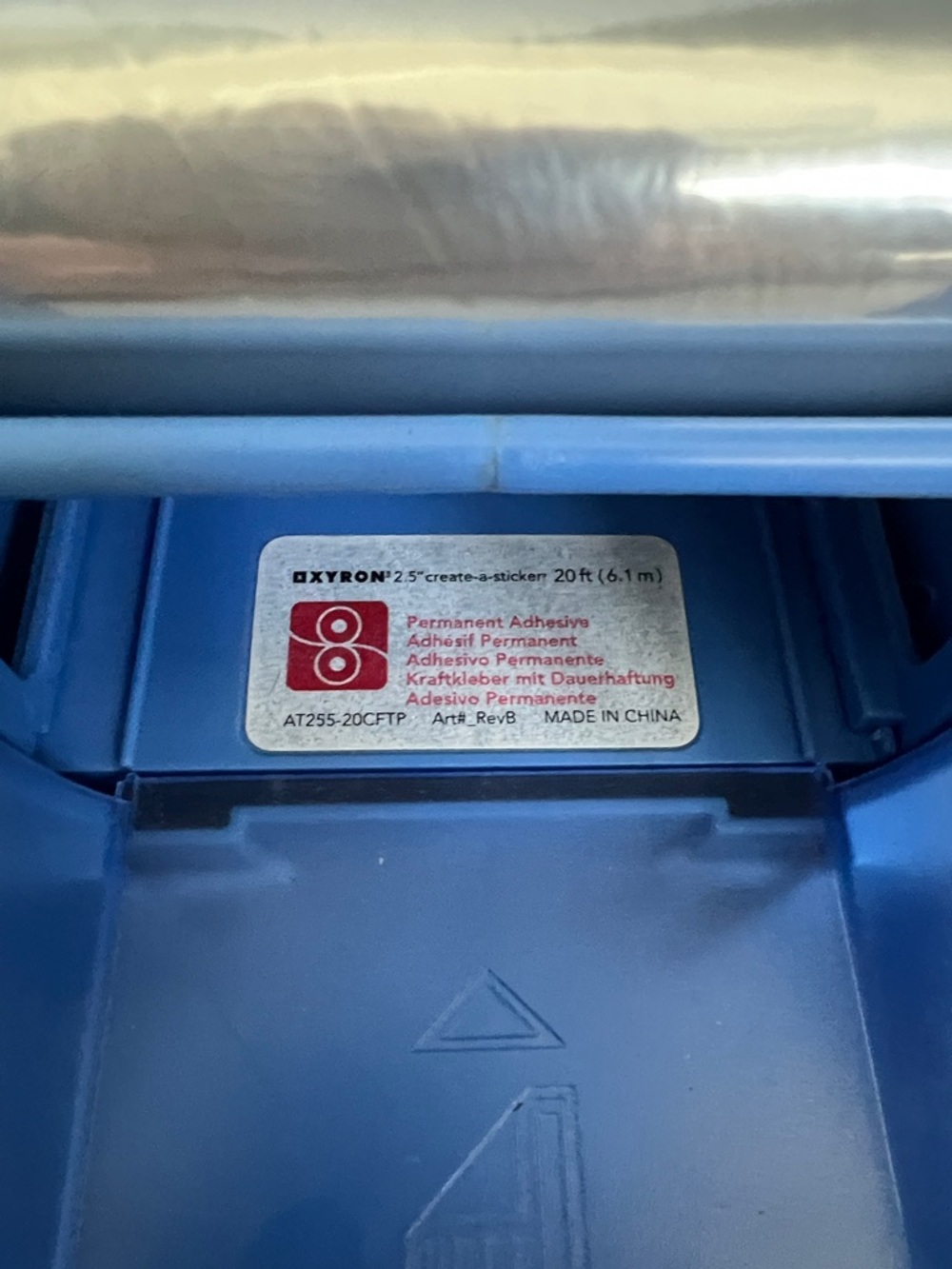 Xyron 2.5" Create-A-Sticker Machine - Blue - Picture 6 of 6